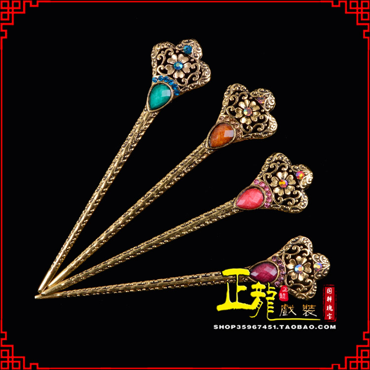 望江头饰老旦青衣员外夫人簪子 老旦发簪