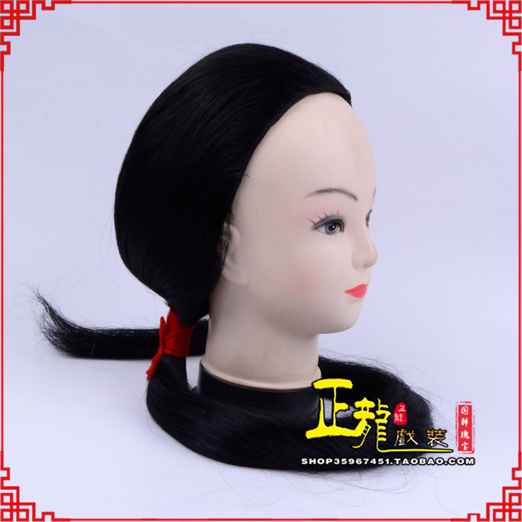 望江古装影视演出头套花旦假发 真发古装发