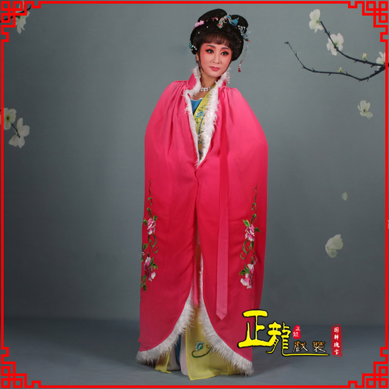 望江小花旦绣花斗篷 花旦披风