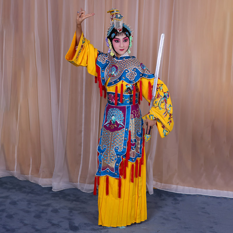 望江霸王别姬虞姬服 软绉别姬服