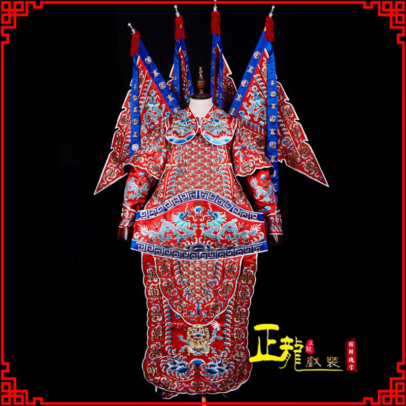 望江武生戏服戏曲武将靠